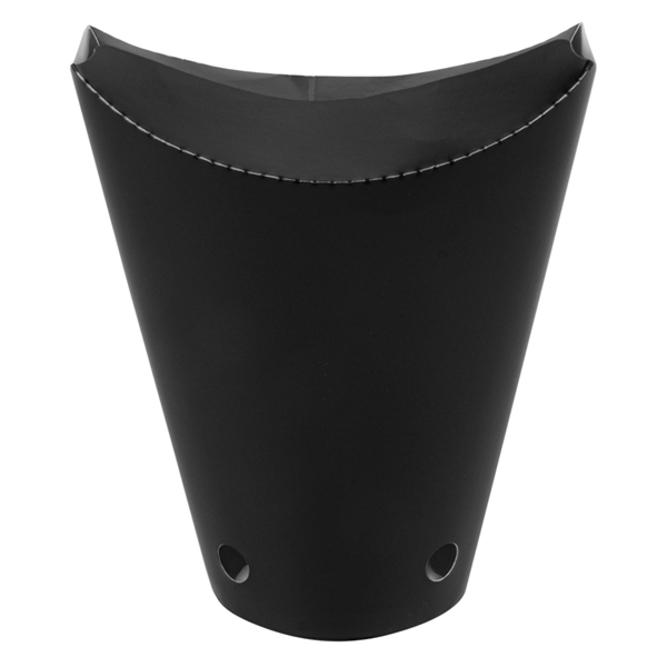 Garcia De Pou VASOS FRITAS CON CIERRE 12 OZ - 360 ML 220 + 18 PE G/M2 6 7x12 5 CM NEGRO CARTONCILLO (100 UNID.)