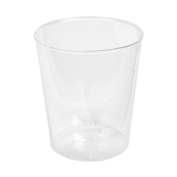 Garcia de pou VASOS INYECTADOS CHUPITO 20 ML Ø 3 7/2 8x4 2 CM TRANSPARENTE PS (2700 UNID.)