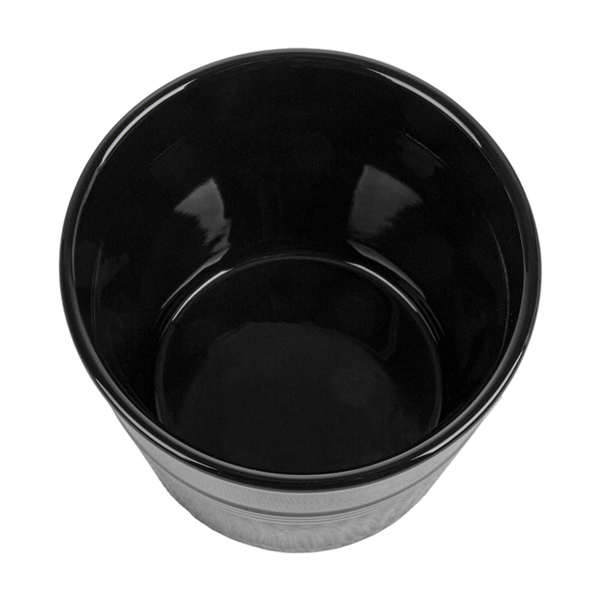 Garcia De Pou VASOS PARA FRITOS Ø10 3x9 CM NEGRO PORCELANA (6 UNID.)