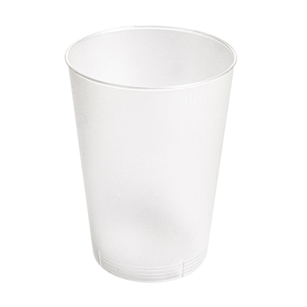 Garcia de pou VASOS REUTILIZABLES 100 ML Ø 5 4/4x7 7 CM TRANSPARENTE PP (1400 UNID.)