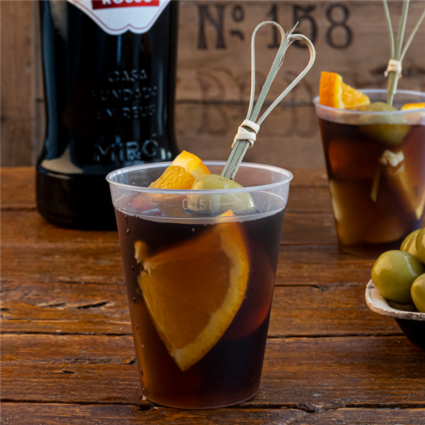 Garcia De Pou VASOS REUTILIZABLES 150 ML Ø 6 5/4 2x7 5CM TRANSPARENTE PP (1000 UNID.)