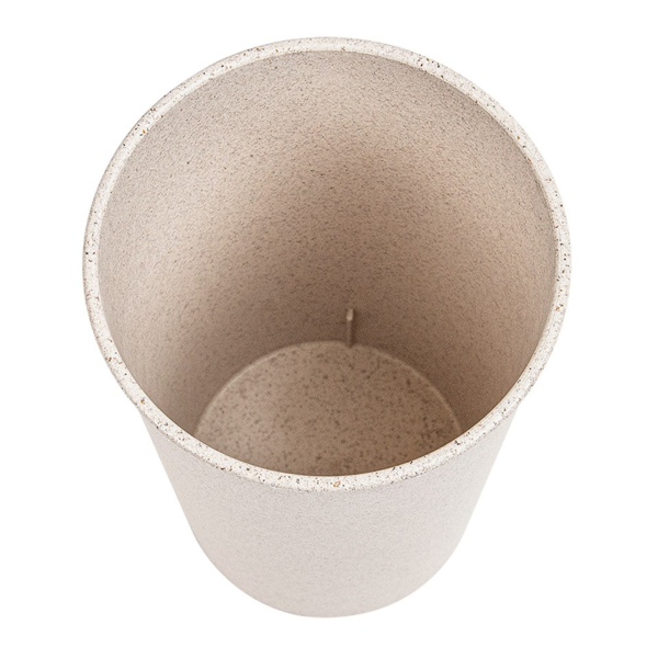Garcia De Pou VASOS REUTILIZABLES 500 ML Ø9/6 9x11 5 CM NATURAL RICE HUSK BIOCOMPOSITE (312 UNID.)