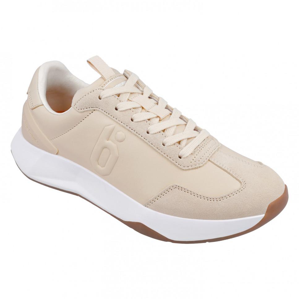 Garvalin Deportivo De Piel Beige Para Mujer 24201-A708