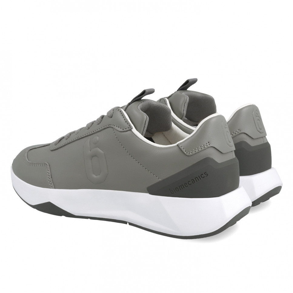 Garvalin Deportivo De Piel Gris Para Hombre 24200-A156