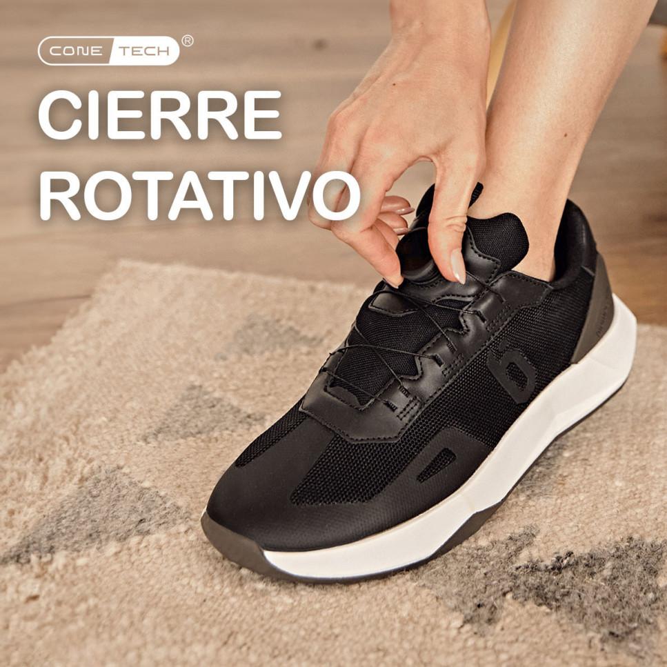 Garvalin Deportivos Negros Unisex Mujer Y Hombre 24205-A054