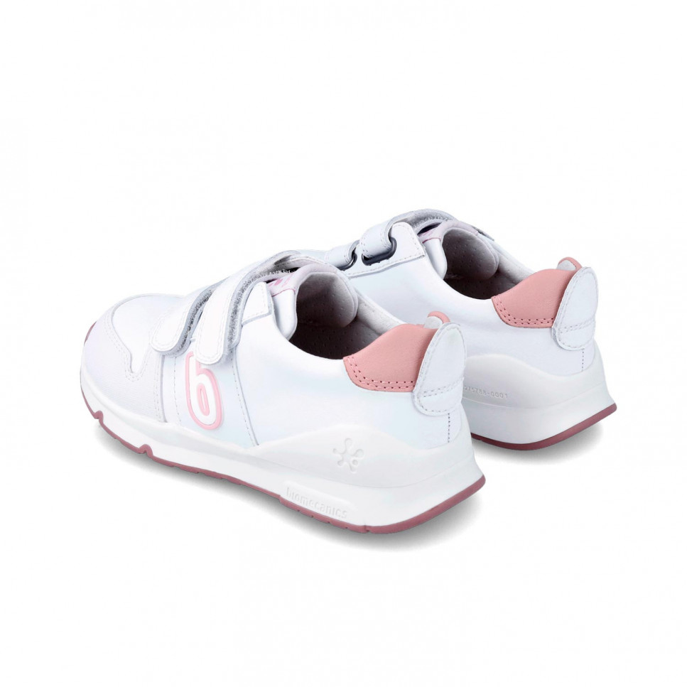 Garvalin Deportivo Colegial Blanco Y Rosa 231005-B