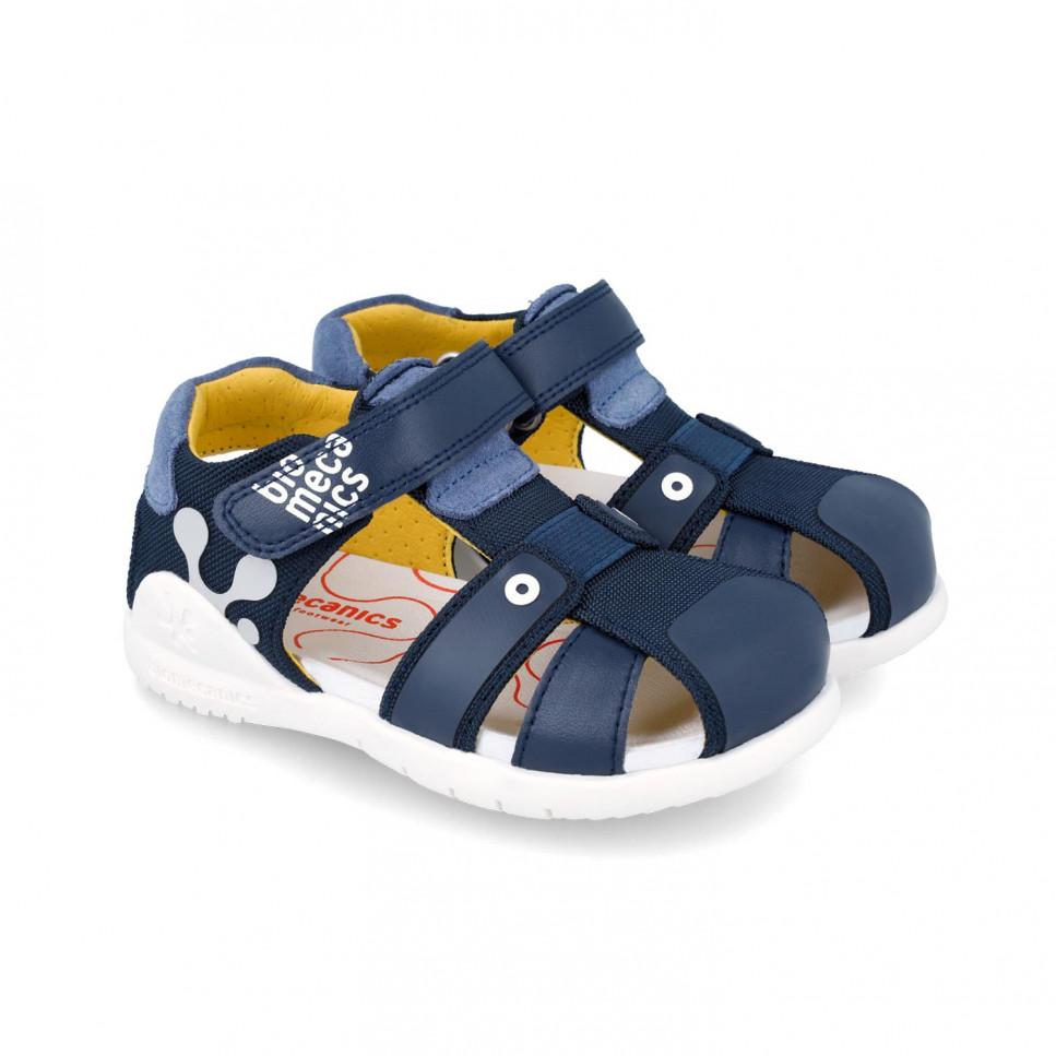 Garvalin Sandalias azul marino niño 242252-A