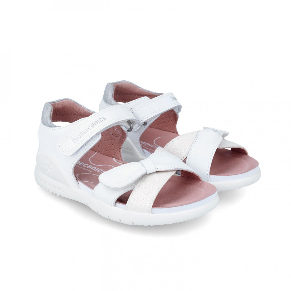 Garvalin Sandalias blancas niña 242238-B