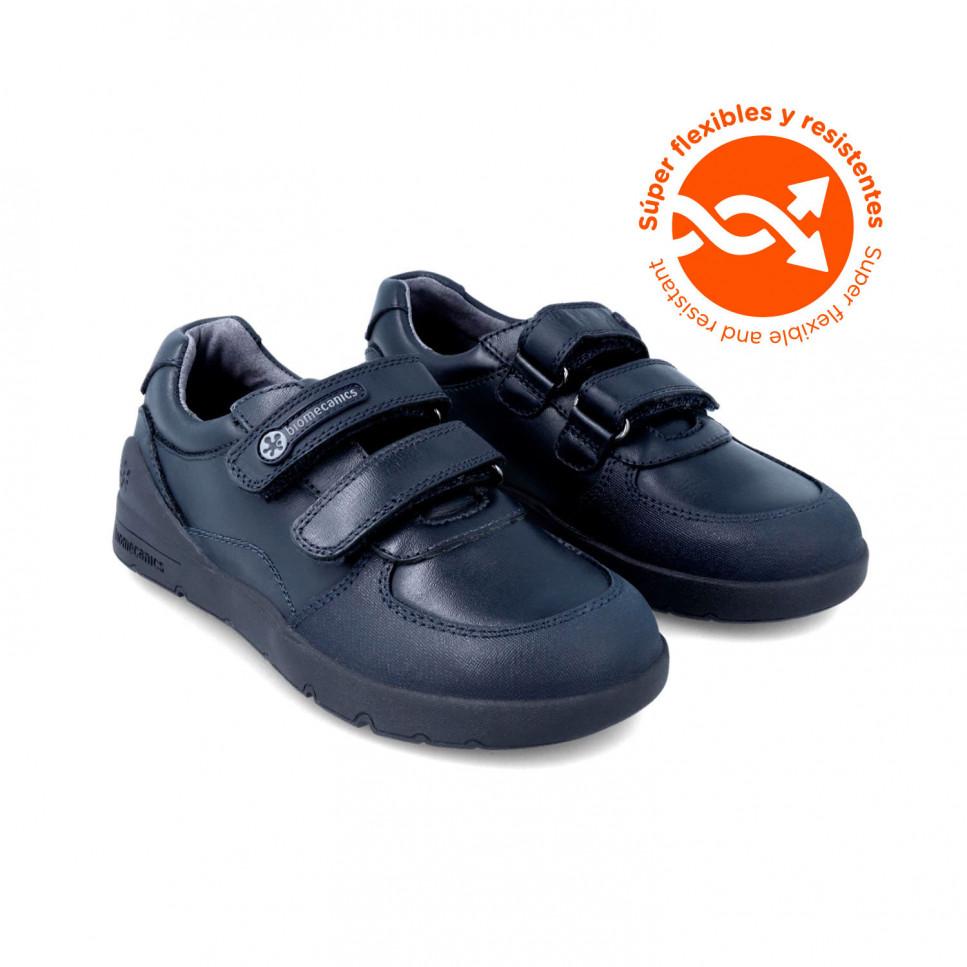 Garvalin Zapatos colegiales azules 231016-B089