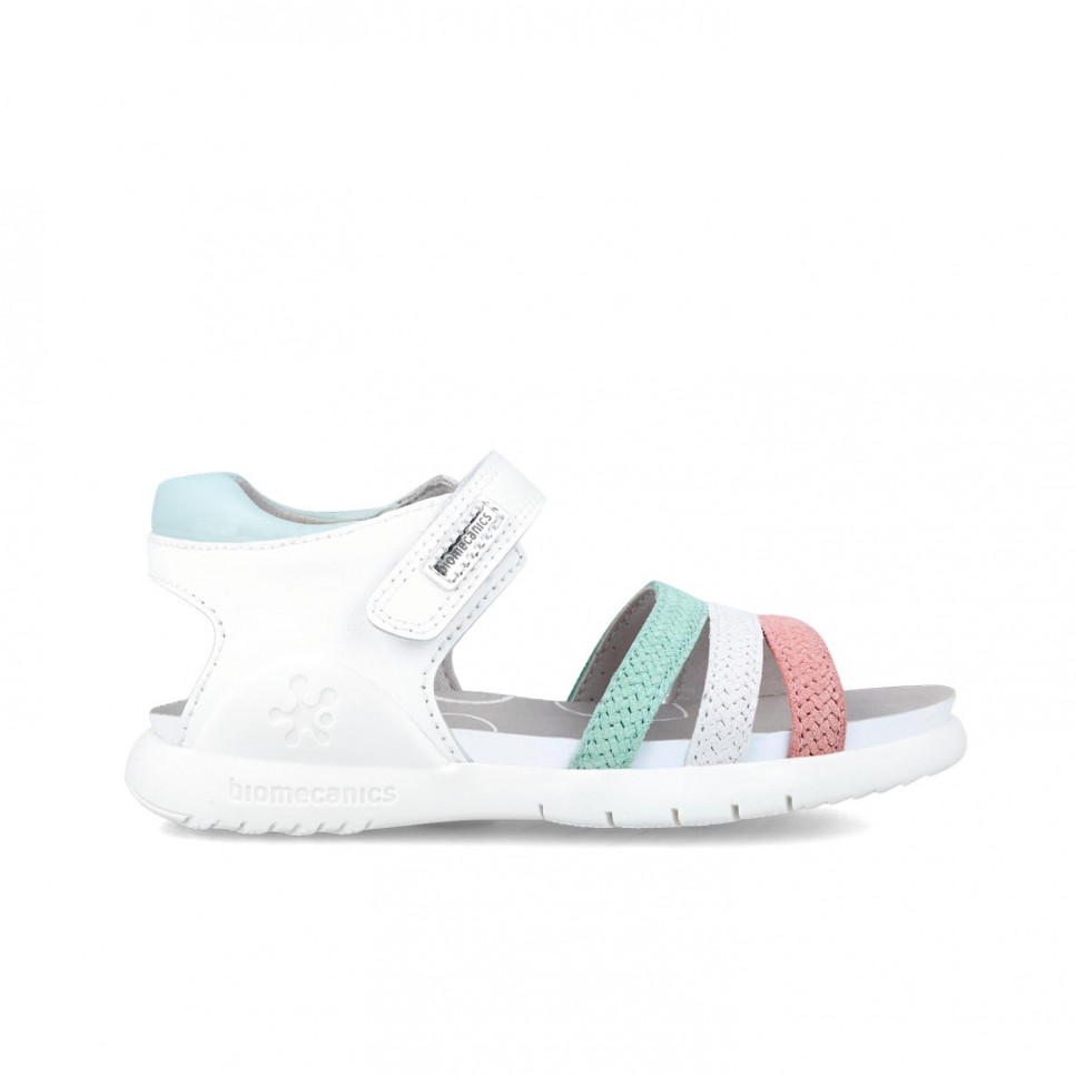 Garvalin Sandalias Blancas Multicolor De Niña 242242-B