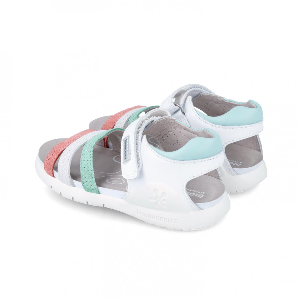 Garvalin Sandalias Blancas Multicolor De Niña 242242-B