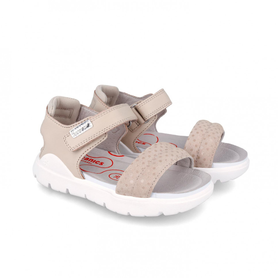 Garvalin Sandalias de suela gruesa beige de niña 242273-B