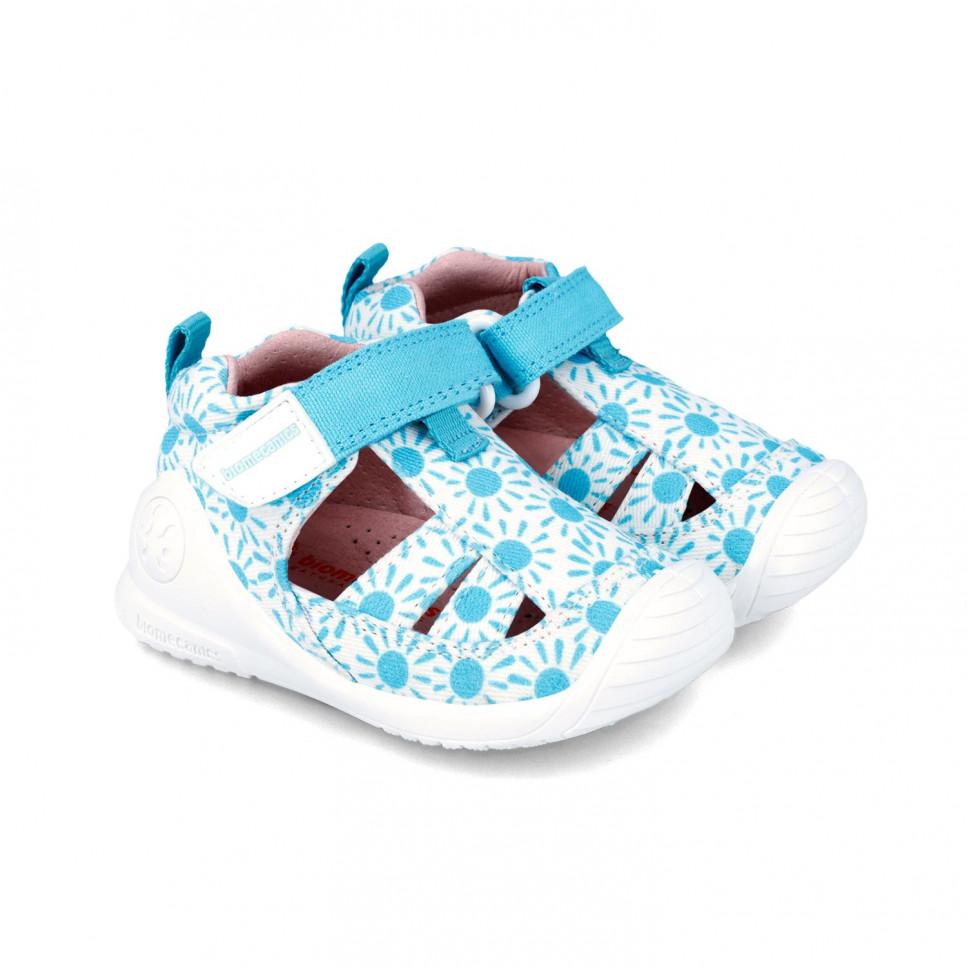 Garvalin Sandalias lona primeros pasos niña 242180-A