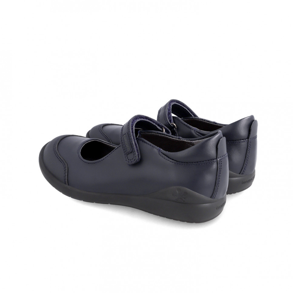 Garvalin Zapatos Colegiales Azules Para Niña 181121-B089