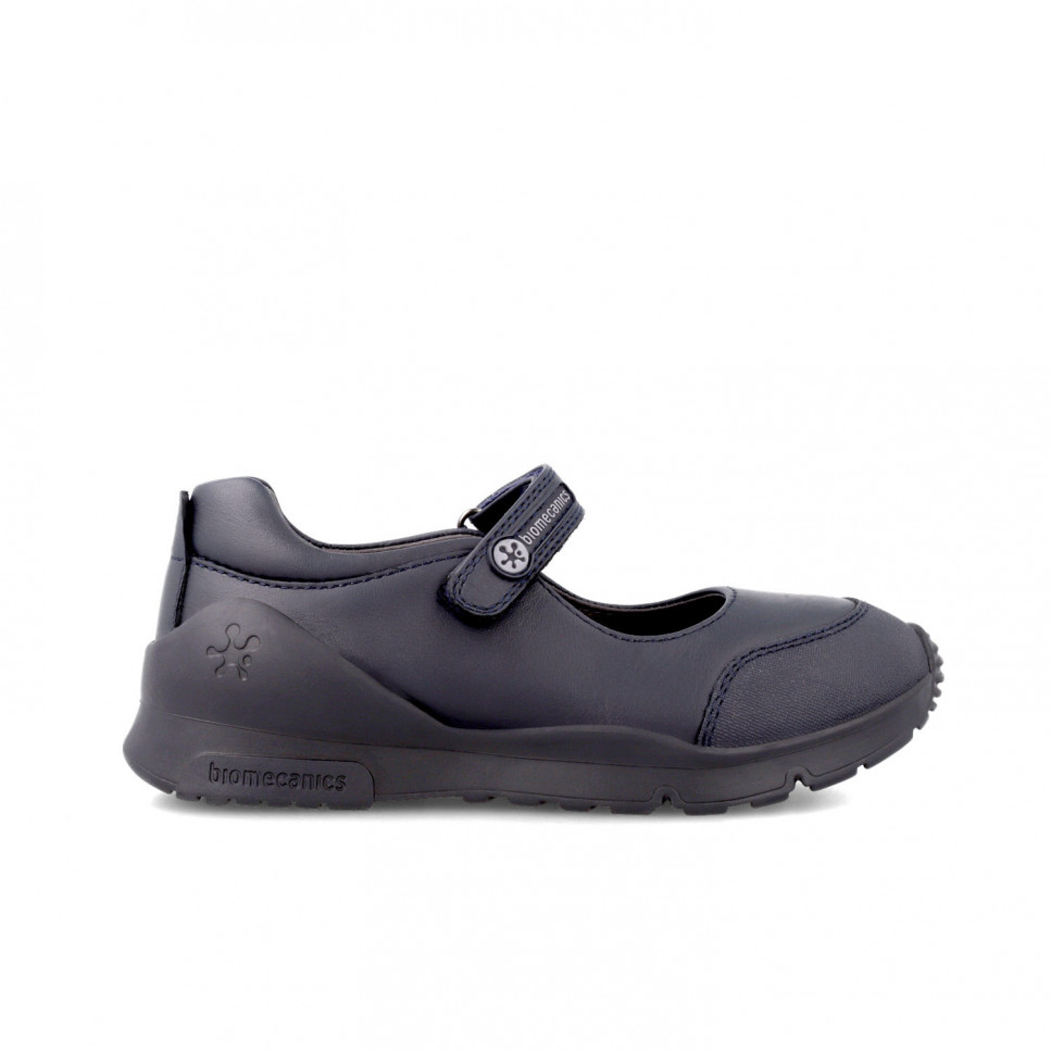 Garvalin Zapatos Colegiales Azules Para Niña 231010-B089