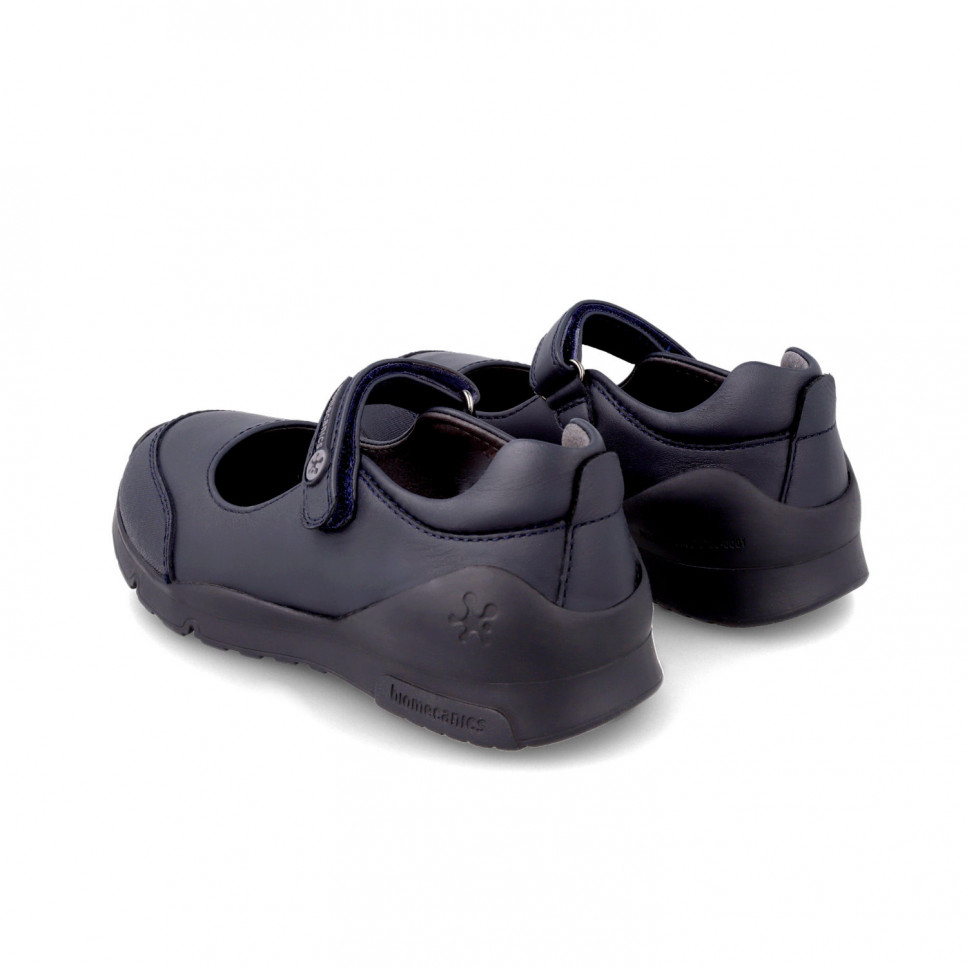 Garvalin Zapatos Colegiales Azules Para Niña 231010-B089