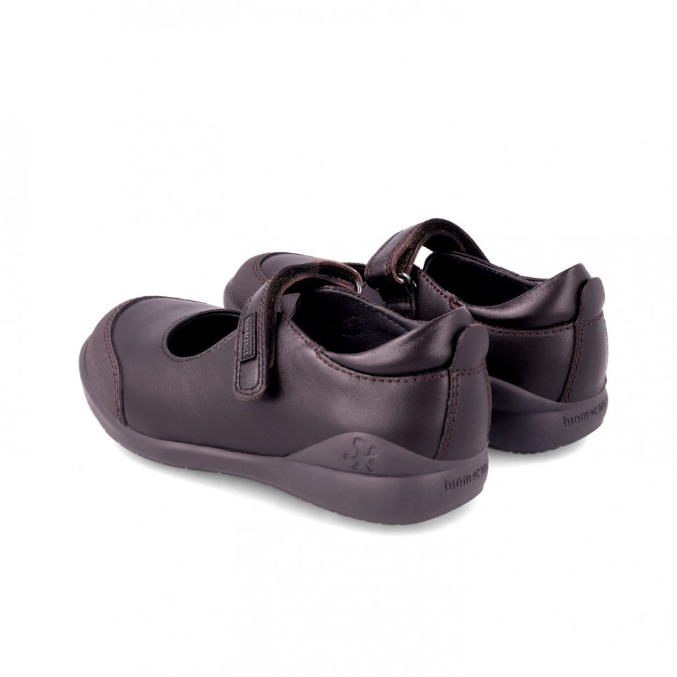 Garvalin Zapatos Colegiales Marrones Para Niña 181121-C210