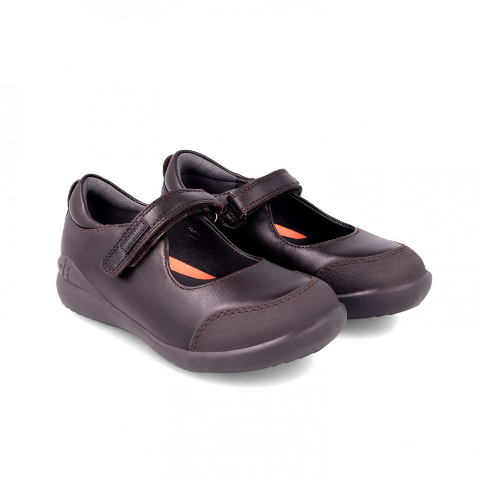 Garvalin Zapatos colegiales marrones para niña 181121-C210