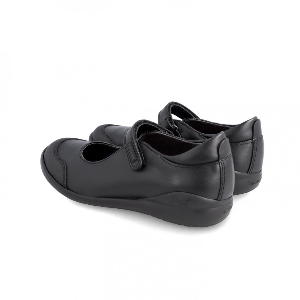 Garvalin Zapatos Colegiales Negros Para Niña 181121-A054