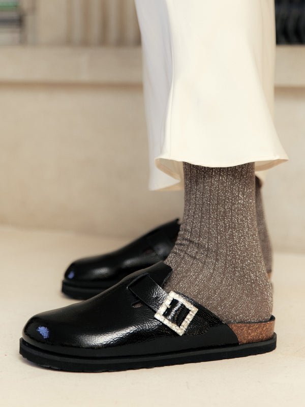 Genuins CLAQUE VEGAN CHAROL BLACK