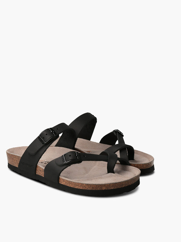 Genuins DUBLIN OILED LEATHER BLACK UNISEX