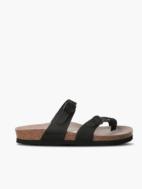 Genuins DUBLIN OILED LEATHER BLACK UNISEX