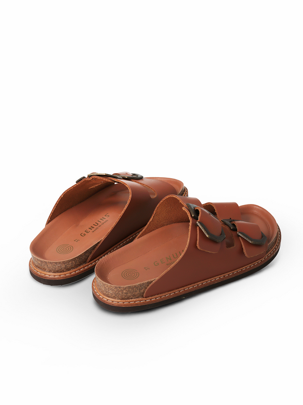 Genuins GALIA LEATHER DRESS CAMEL