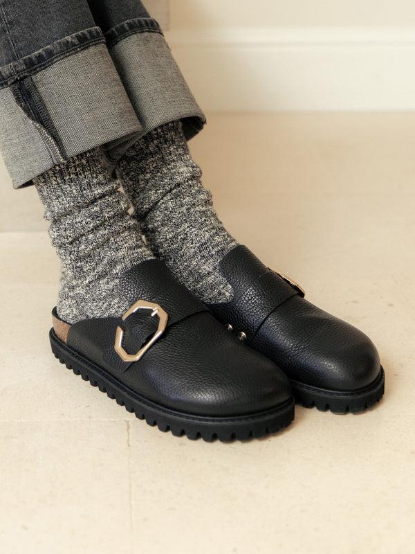 Genuins GRISEL LEATHER BLACK