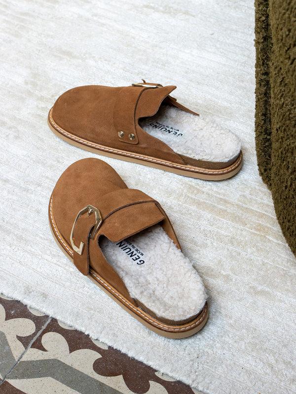 Genuins GRISEL SHEEPSKIN VELOUR CAMEL