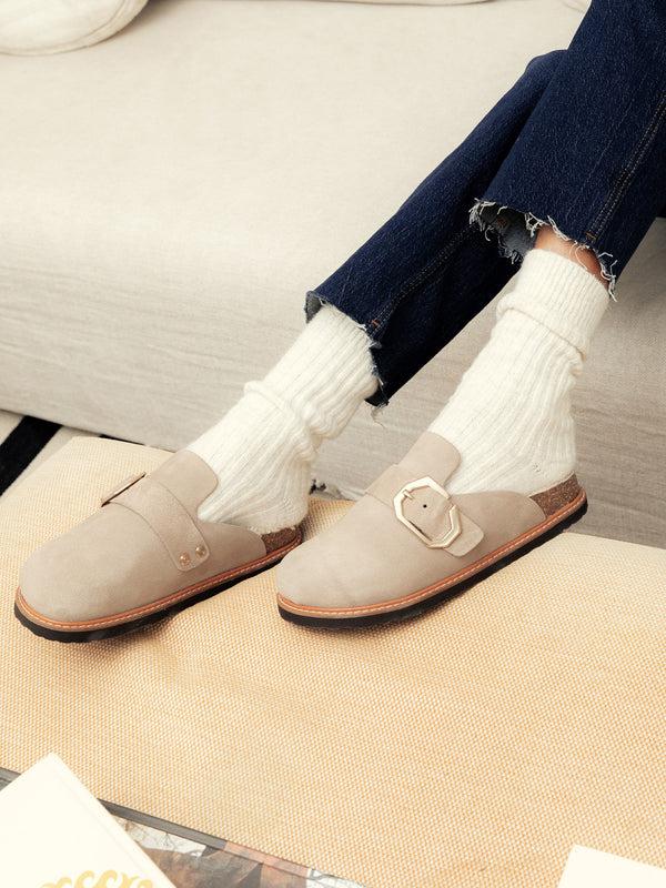 Genuins GRISEL SHEEPSKIN VELOUR TAUPE