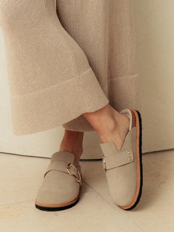 Genuins GRISEL SHEEPSKIN VELOUR TAUPE