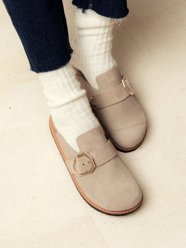 Genuins GRISEL SHEEPSKIN VELOUR TAUPE