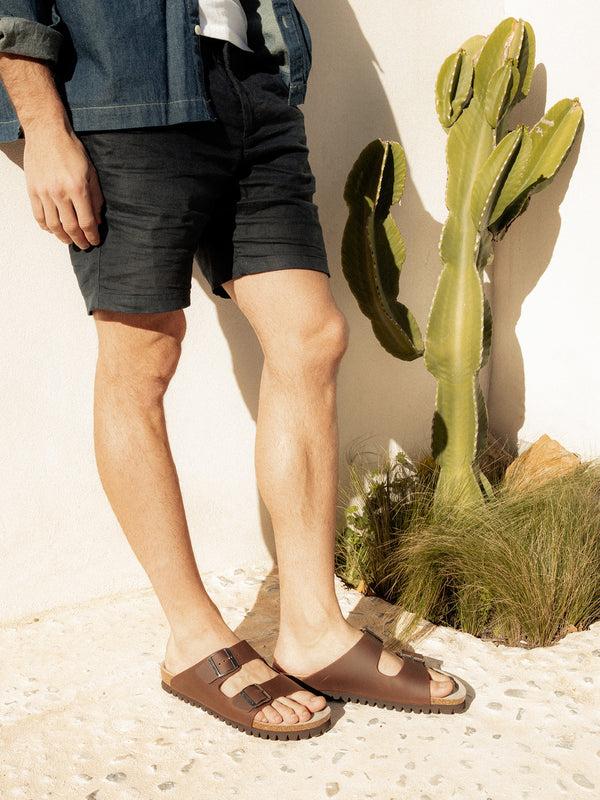 Genuins HAWAII OILED LEATHER COGNAC