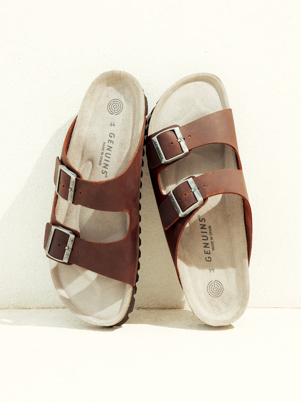 Genuins HAWAII OILED LEATHER COGNAC