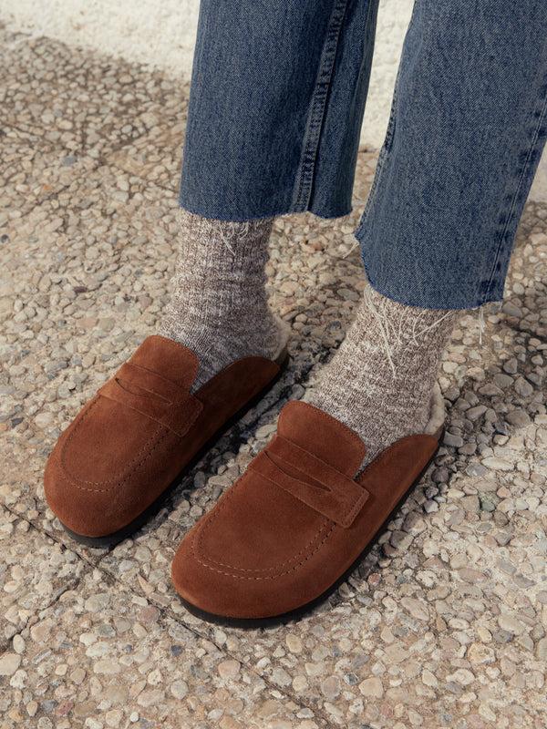 Genuins LOIS VELOUR CAMEL UNISEX