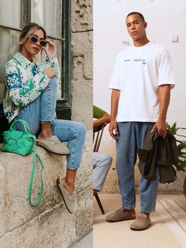 Genuins LOIS VELOUR TAUPE UNISEX