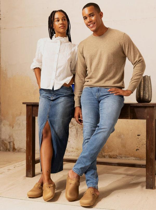 Genuins RIVA OILED LEATHER CLAY UNISEX