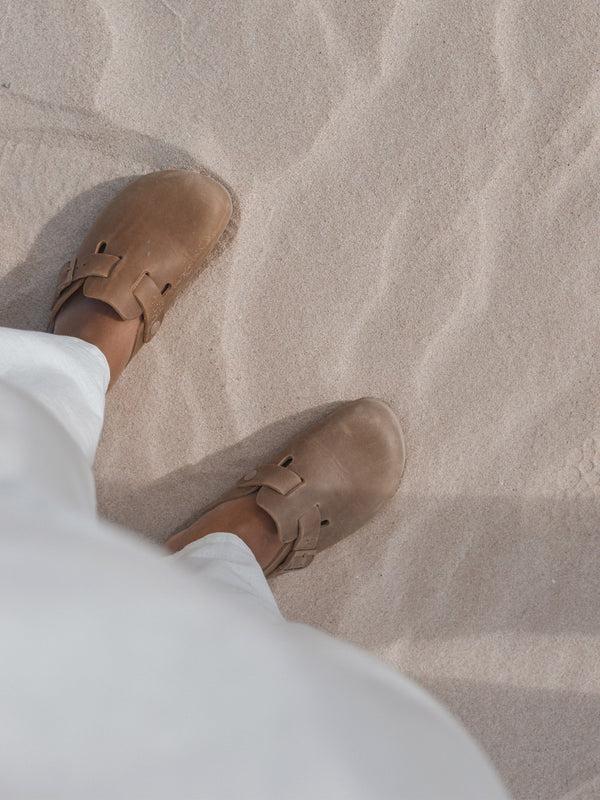 Genuins RIVA OILED LEATHER CLAY UNISEX