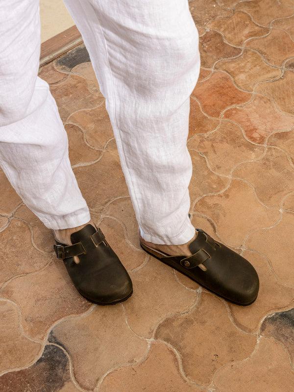 Genuins RIVA OILED LEATHER KAKI UNISEX