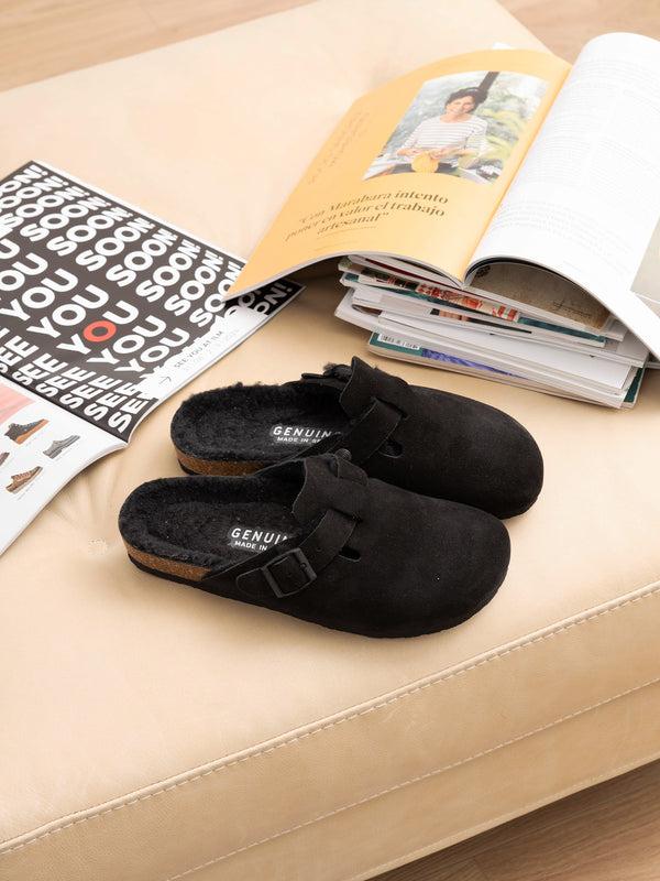 Genuins RIVA VELOUR WOOL BLACK