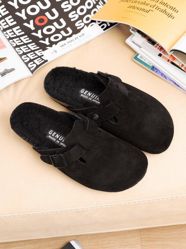 Genuins RIVA VELOUR WOOL BLACK