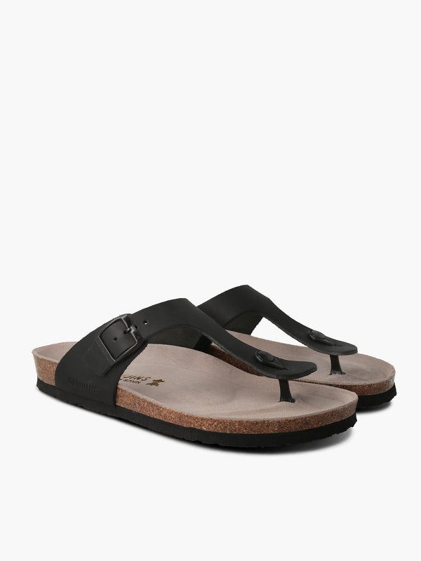 Genuins ROSAS OILED LEATHER BLACK UNISEX