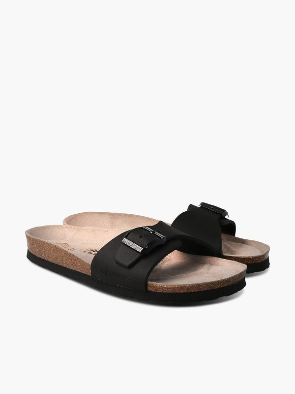 Genuins TORONTO OILED LEATHER BLACK