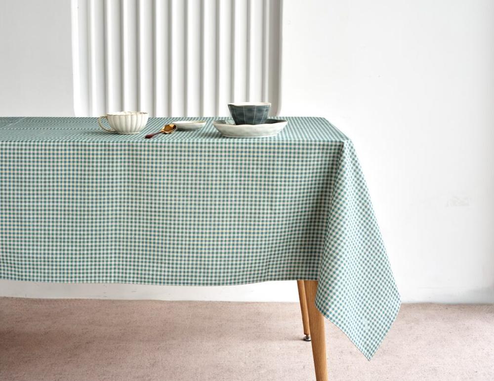 Girones Mantel antimanchas Vintage GINGHAM Azul