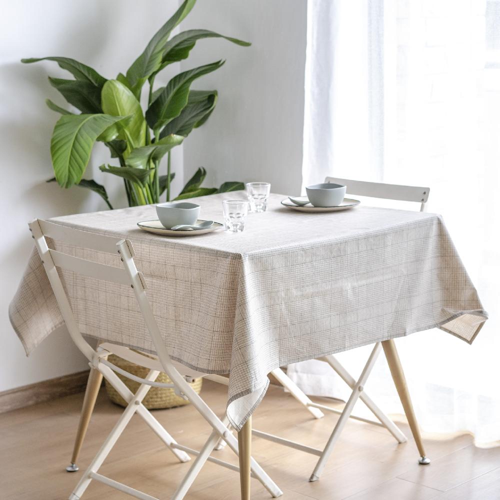 Girones Mantel Antimanchas Vintage TARTAN Gris