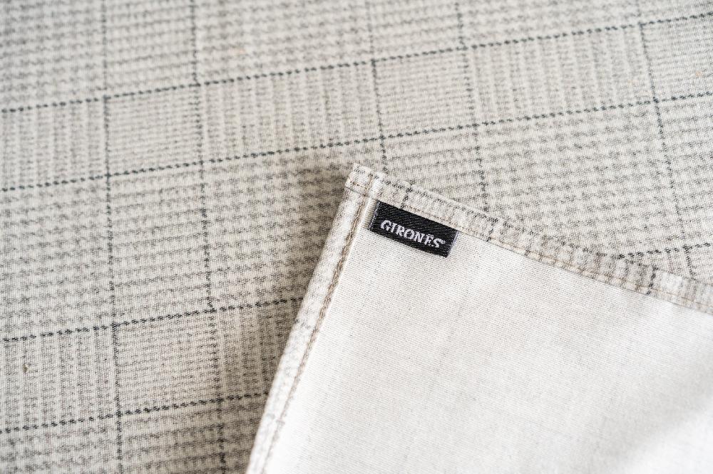 Girones Mantel Antimanchas Vintage TARTAN Gris