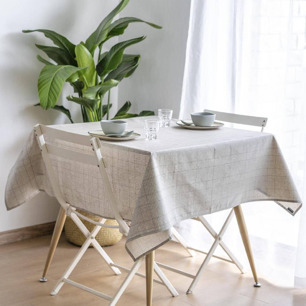 Girones Mantel Antimanchas Vintage TARTAN Marrón