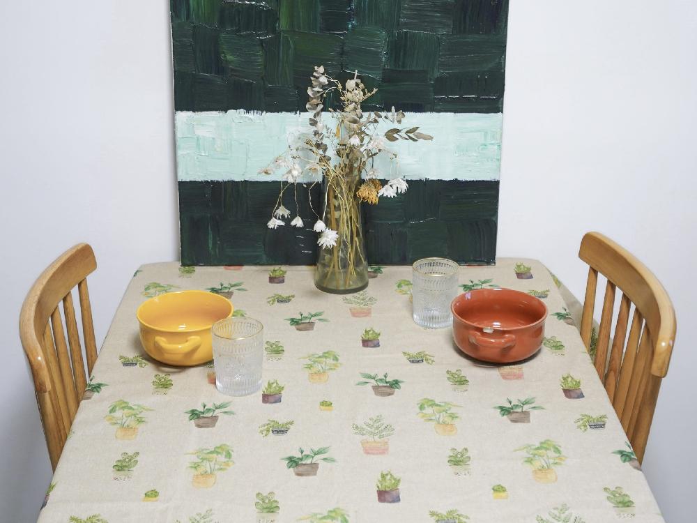 Girones Mantel Antimanchas ZEN Potted Plant