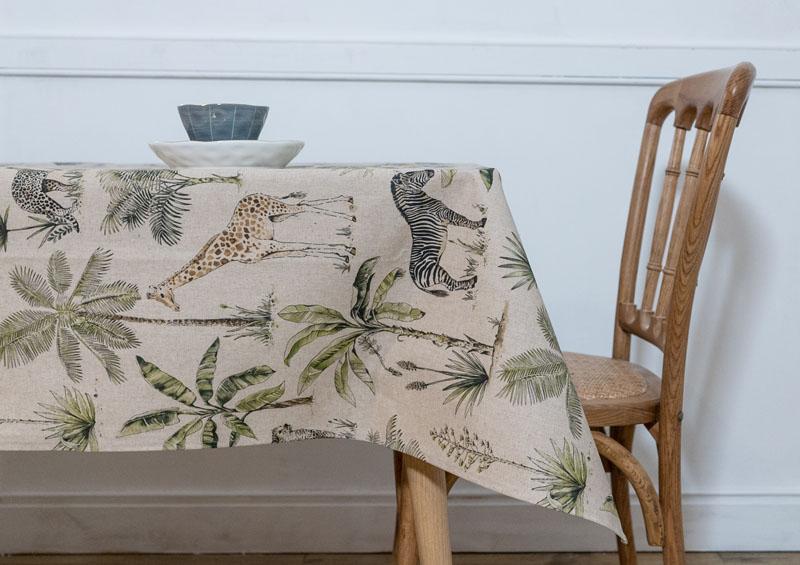 Girones Mantel antimanchas ZEN SABANA ANIMAL