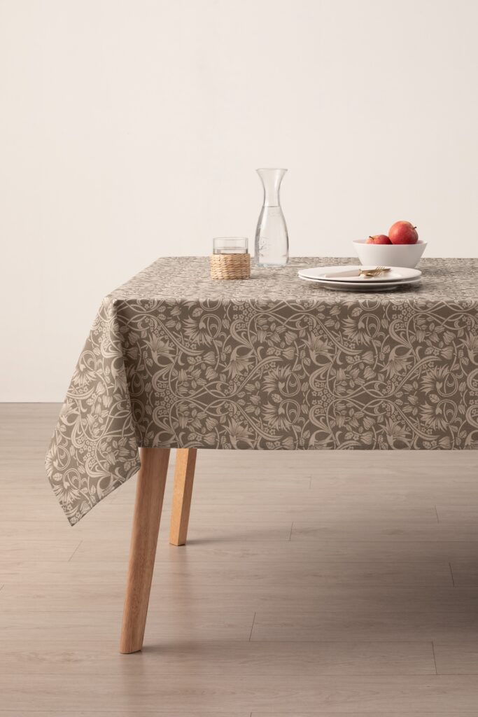 Girones Mantel Antimanchas ZEN SCROLL Gris